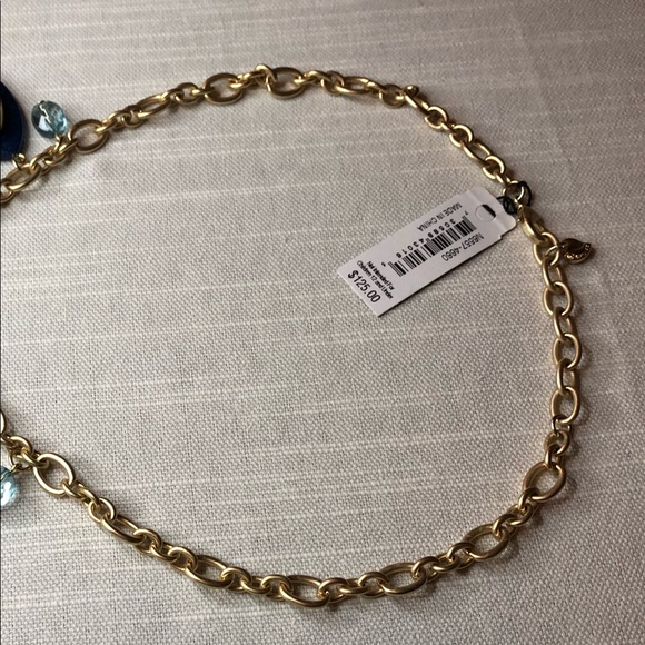 Carolee Semi-Precious Accents Blue Necklace - Picture 14 of 16